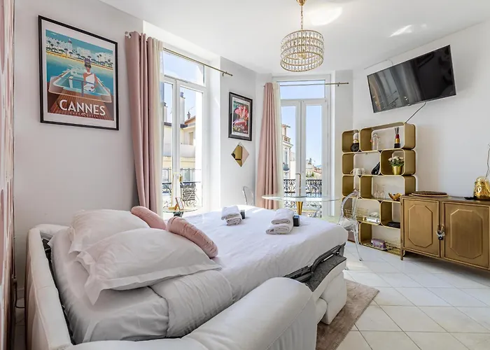 Vip - Lovely Studio For 2 People 5 Minutes From Palais Des Festivals